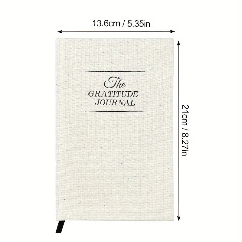 1 Gratitude Notebook, 200 Sheets/Book, Thick and Durable, Not Easy to Bleed Through, Waterproof and Not Easy to Tear Pages, Suitable for Marking, Learning, Writing, Work, Office Notes, and Other Daily Writing Tasks