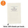 1 Gratitude Notebook, 200 Sheets/Book, Thick and Durable, Not Easy to Bleed Through, Waterproof and Not Easy to Tear Pages, Suitable for Marking, Learning, Writing, Work, Office Notes, and Other Daily Writing Tasks